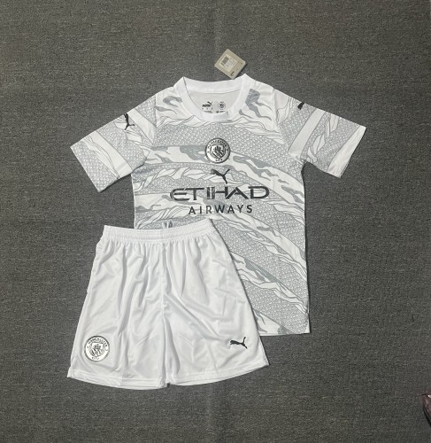 Adult Uniform Manchester City 2024 Year of the Dragon Jersey Shorts Man City Football Kit