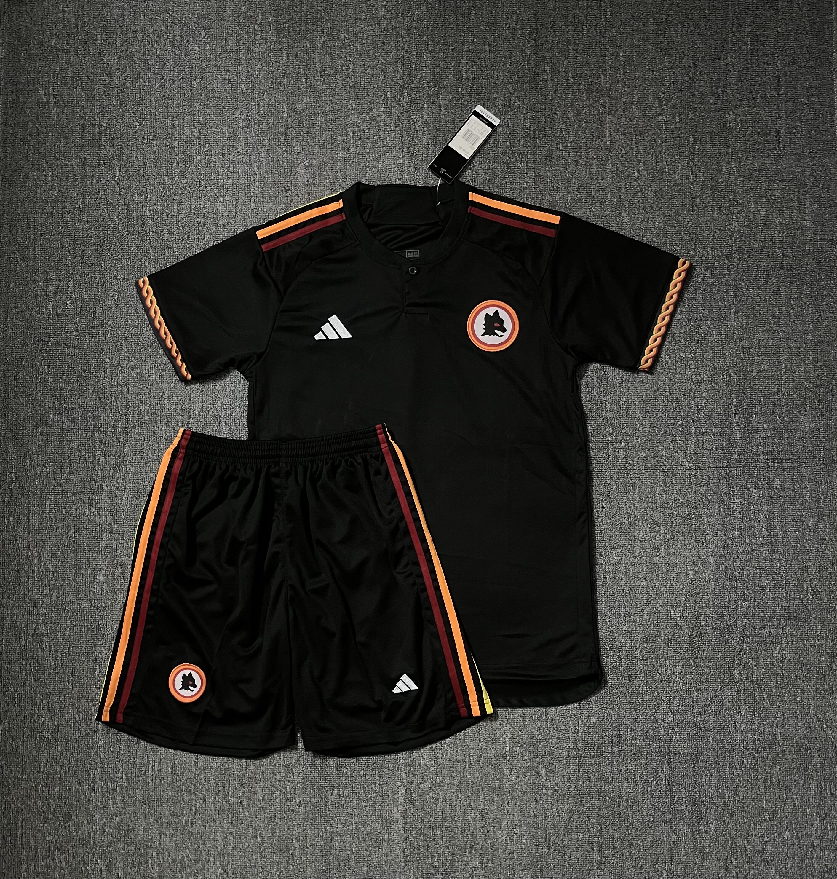 US$ 39.00 - without Sponor Logo Adult Uniform 2023-2024 As Roma Third ...