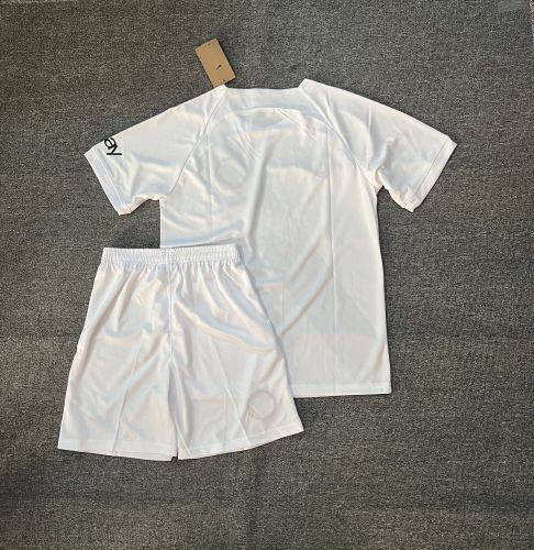 Adult Uniform 2023-2024 Inter Milan Away Soccer Jersey Shorts White Inter Football Kit