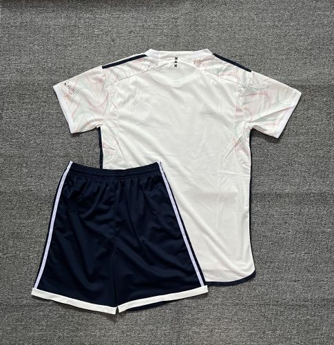 Adult Uniform 2023-2024 Ajax Away Soccer Jersey Shorts Football Kit