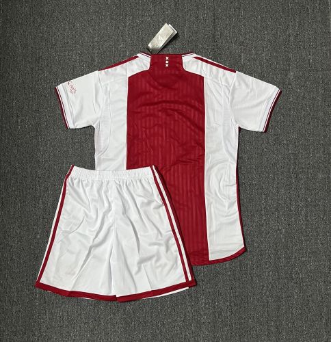 Adult Uniform 2023-2024 Ajax Home Soccer Jersey Shorts