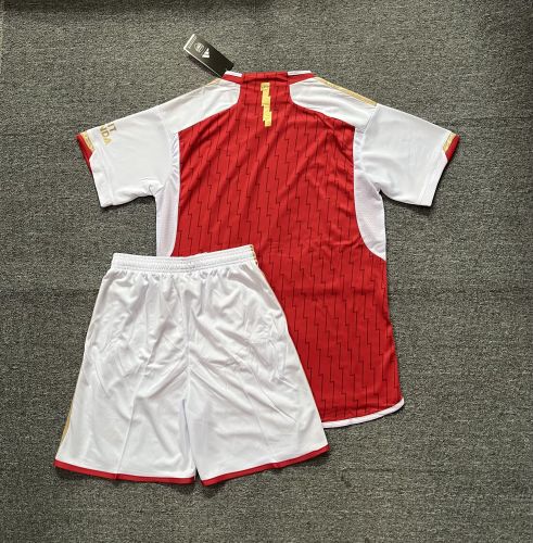 Adult Uniform 2023-2024 Arsenal Home Soccer Jersey Shorts Football Kit