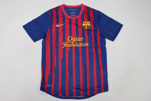 Player Version Retro Jersey 2011-2012 Barcelona Home Soccer Jersey