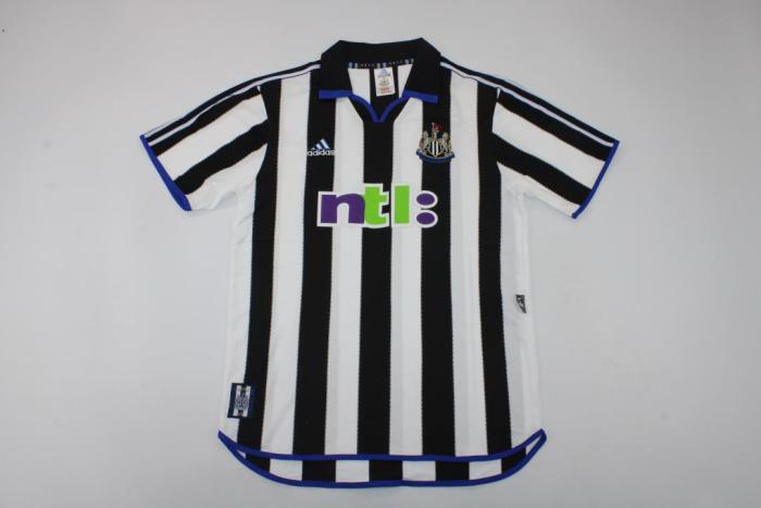 Retro Jersey 2000-2001 Newcastle United 11 SPEED Home Soccer Jersey Vintage Football Shirt