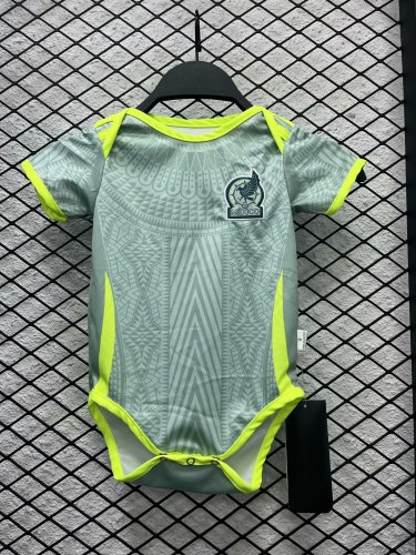 Baby Cloth Mexico 2024 Away Soccer Jersey Baby Onesies