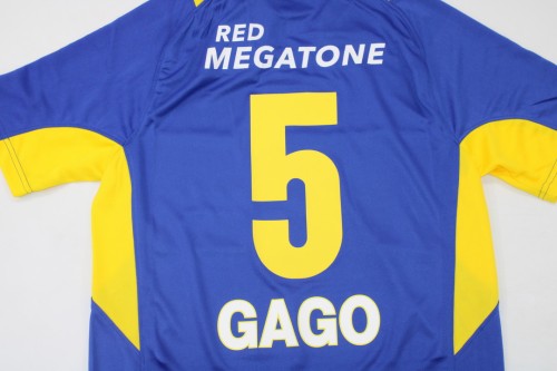Retro Jersey 2005-2006 Boca Juniors GAGO 5 Home Soccer Jersey Vintage Football Shirt