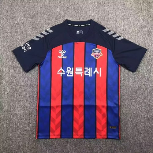 Fan Version 2024-2025 Suwon FC Home Soccer Jersey Football Shirt