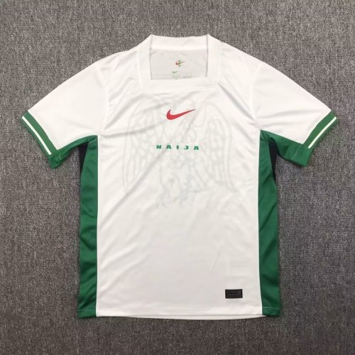 Fan Version 2024 Nigeria White Soccer Jersey Football Shirt