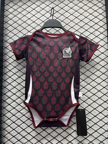 Baby Cloth Mexico 2024 Home Soccer Jersey Baby Onesies