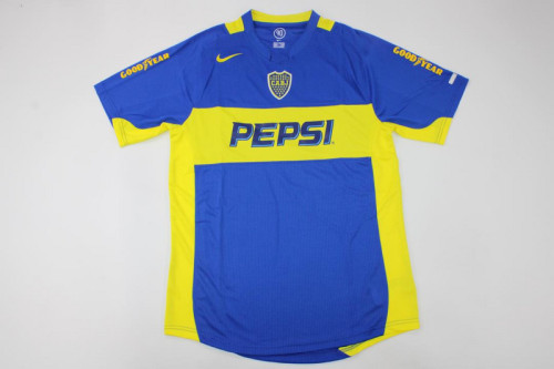 Retro Jersey 2004-2005 Boca Juniors Home Soccer Jersey Vintage Football Shirt
