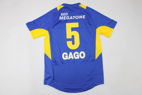 Retro Jersey 2005-2006 Boca Juniors GAGO 5 Home Soccer Jersey Vintage Football Shirt
