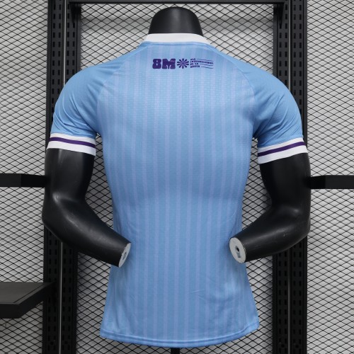 Player Version Uruguay 2024 Home Soccer Jersey Football Shirt