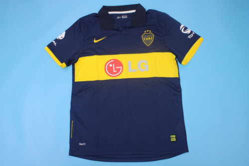 Retro Jersey 2009-2010 Boca Juniors Home Soccer Jersey Vintage Football Shirt