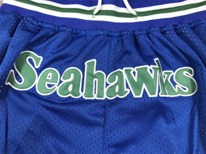 with Pocket Seattle Seahawks Blue NFL Shorts