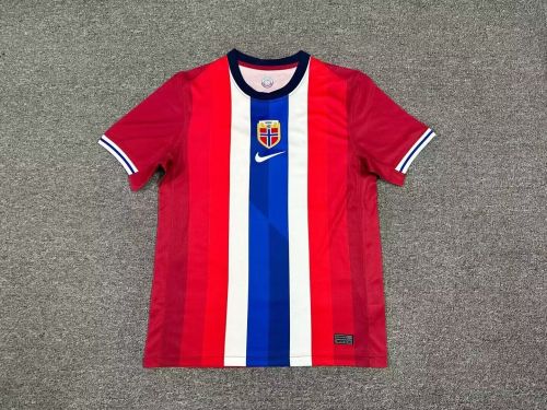 Fan Version Norway 2024 Home Soccer Jersey Football Shirt