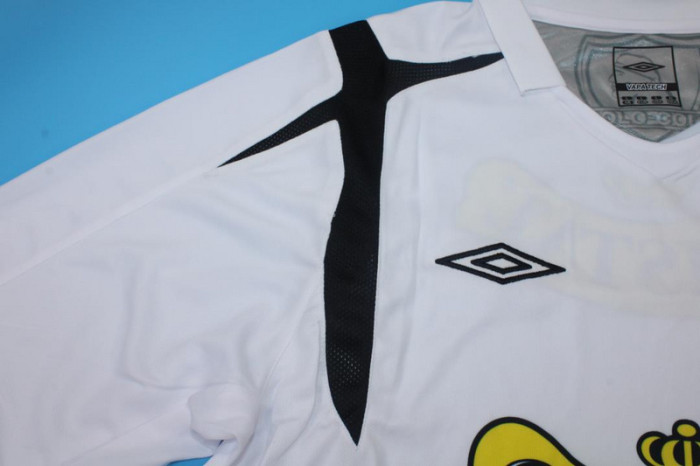 with Patch Retro Jersey Long Sleeve 2006 Colo-Colo Home Soccer Jersey