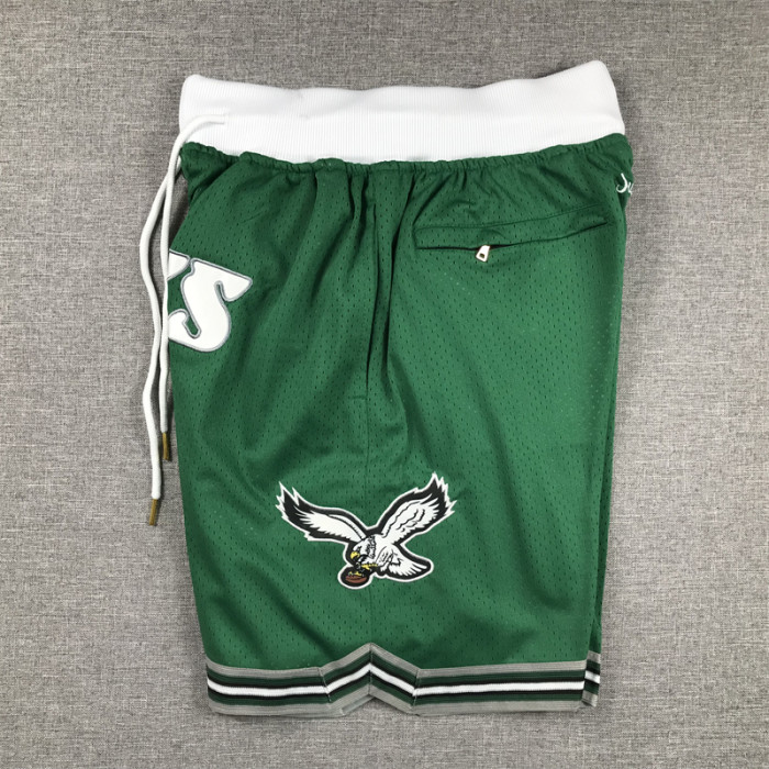 with Pocket Philadelphia Eagles Green NFL Shorts