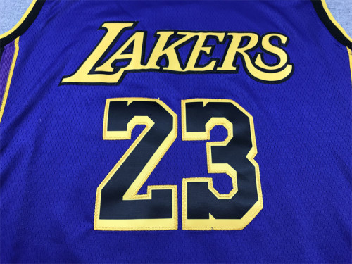 Statement Edition Los Angeles Lakers 23 James Purple NBA Jersey Basketball Shirt