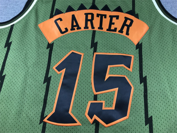 Mitchell&Ness 1998-99 Toronto Raptors 15 CARTER Green NBA Jersey Basketball Shirt