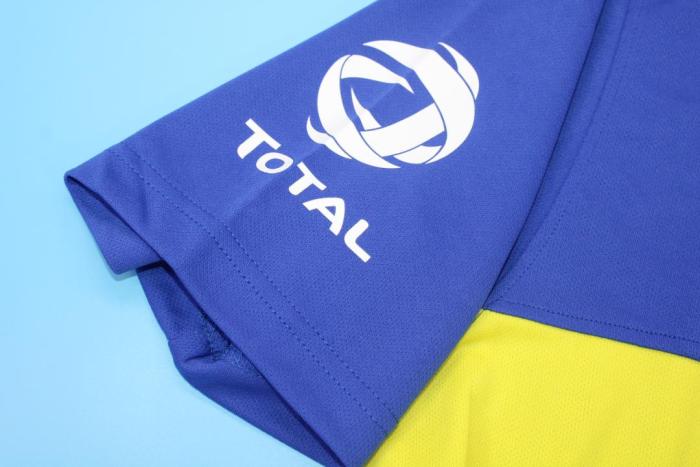 Retro Jersey 2010-2011 Boca Juniors ROMAN 10 Home Soccer Jersey Vintage Football Shirt