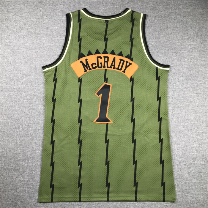 Mitchell&Ness 1998-99 Toronto Raptors 1 McGRADY Green NBA Jersey Basketball Shirt