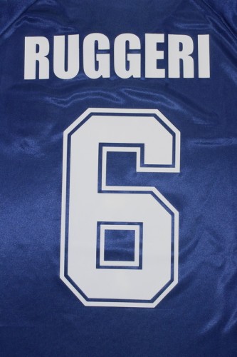 Retro Jersey 1991-1993 Argentina RUGGERI 6 Away Soccer Jersey Vintage Football Shirt