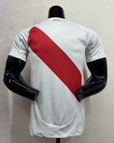 Player Version 2024 Peru Home Soccer Jersey Football Shirt