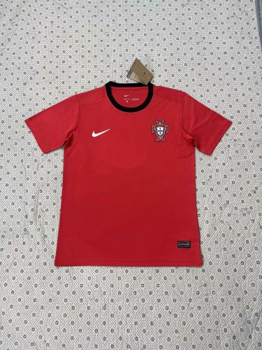 Portugal 2024 Red Soccer T-shirt