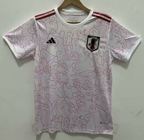 Fan Version Japan 2024 White/Pink Soccer Jersey Football Shirt