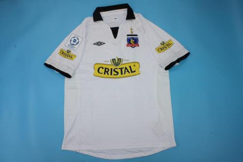with patch Retro Jersey 2013 Colo-colo Home Soccer Jersey Vintage Football Shirt