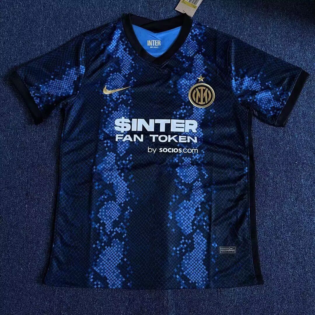 US$ 35.00 - Retro Jersey 2021-2022 Inter Milan Home Soccer Jersey Inter ...