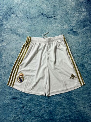 Retro Shorts 2019-2020 Real Madrid Home Soccer Shorts Football Shorts