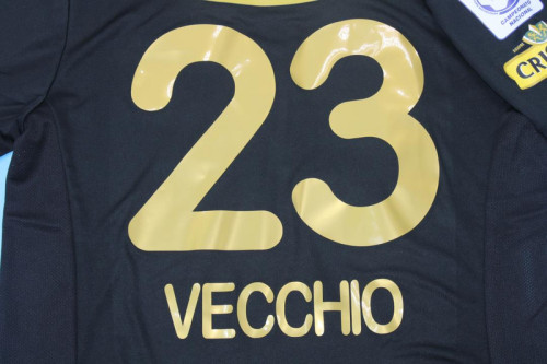 with Patch Retro Jersey 2013 Colo-colo VECCHIO 23 Away Black Soccer Jersey Vintage Football Shirt