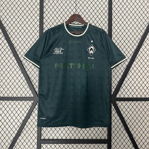 Fan Version 2024-2025 Werder Bremen Dark Green Special Edition Soccer Jersey