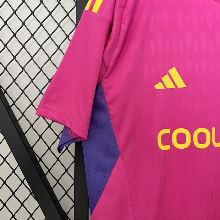Fan Version 2024-2025 Colo-Colo Purple Goalkeeper Soccer Training Jersey