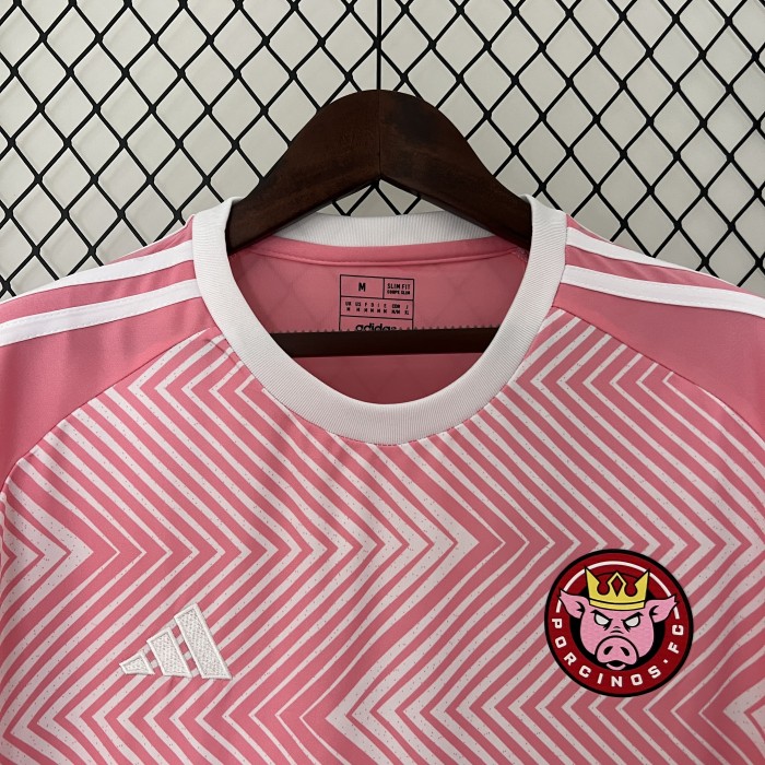 Fan Version 2024-2025 Porcinos Home Camisetas de Futbol Soccer Jersey