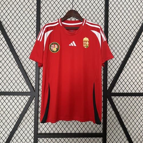 Fan Version Hungary 2024 Home Soccer Jersey Football Shirt