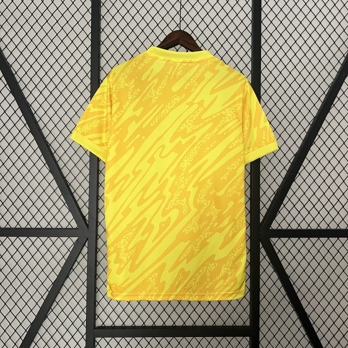 Fan Version 2024 France Yellow Goalkeeper Soccer Jersey Football Shirt