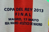 Front Lettering Copa del rey 2013 Final for Atletico Madrid Jersey