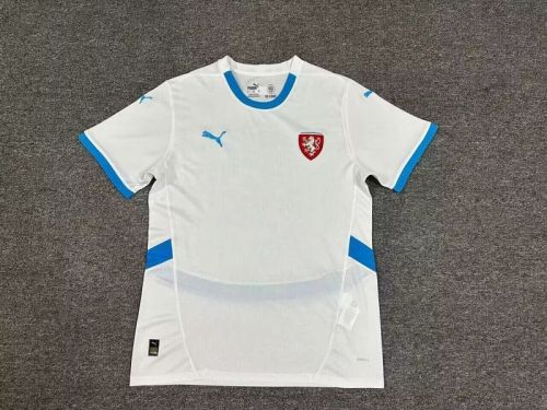 Fan Version Czech 2024 Away Soccer Jersey Football Shirt