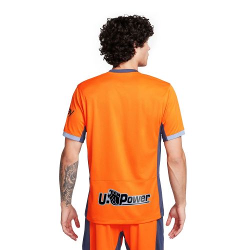 with Coppa Italia Patch Fans Version 2023-2024 Inter Milan Star Trek Third Away Orange Soccer Jersey Football Shirt