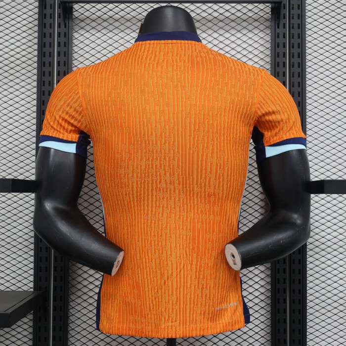 Player Version 2024 Netherlands Home Soccer Jersey Holland Football Shirt
