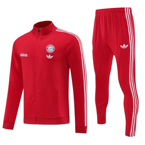 2024 Bayern Munich Red Soccer Training Jacket Football Jacket and Pants
