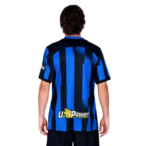 with Coppa Italia Patch Player Version 2023-2024 Inter Milan Star Trek Home Soccer Jersey Football Shirt