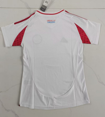 Women Chile 2024 Away Soccer Jersey Girl Football Shirt