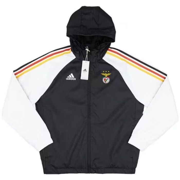 2024 Benfica Black/White Soccer Windbreaker Jacket Football Jacket