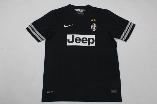 Retro Jersey 2012-2013 Juventus Away Black Soccer Jersey Vintage Football Shirt