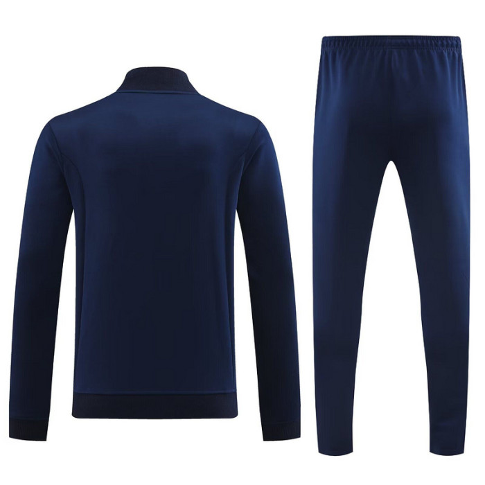 2024 Arsenal Dark Blue Soccer Training Jacket Football Jacket and Pants