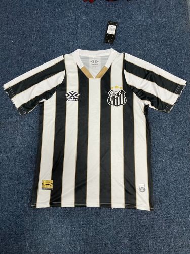 Fan Version 2024-2025 Santos Home Soccer Jersey Football Shirt