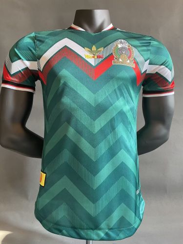Player Version Mexico 2024 Green Dragon Ball Version Soccer Jersey Adulto Camiseta de Futbol